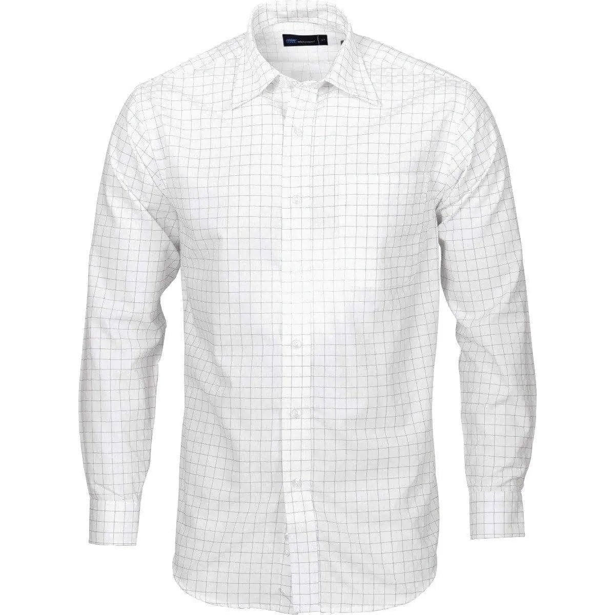 Dnc Workwear Men’s Yarn Dyed Long Sleeve Check Shirt - 4158 Metro Workwear.